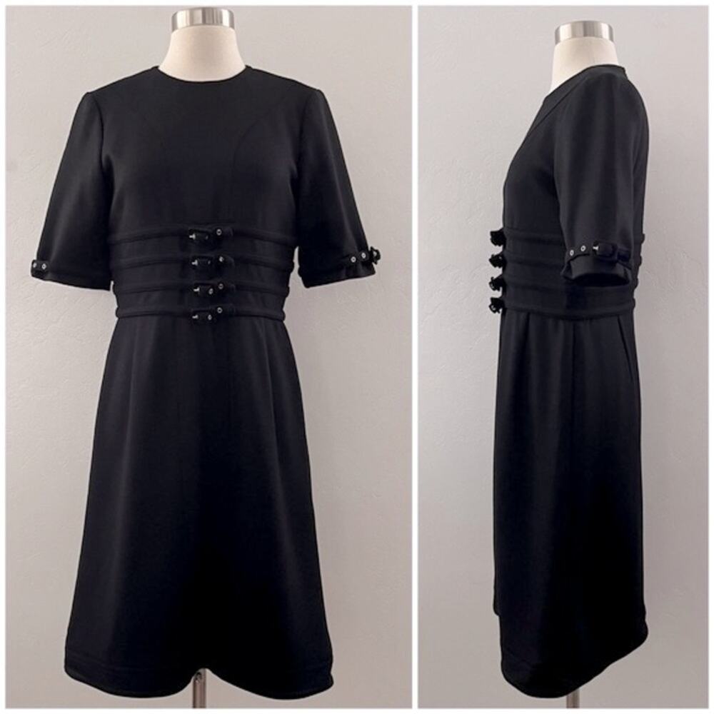 Tommy Hilfiger Special Edition Wool Dress Size 8 Midi Quiet Luxury Minimalist